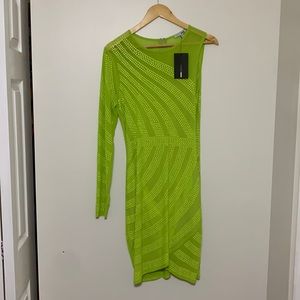 Fashion Nova size 1x green dress.